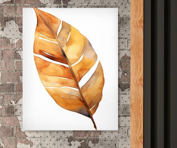 Tablou Canvas Autumn Leaf - Img 2