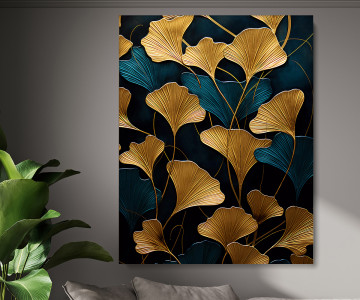 Tablou Canvas Elegance in Gold - Img 2