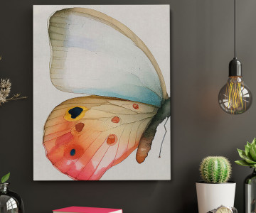 Tablou Canvas Vibrant Butterfly Cascade - Img 2