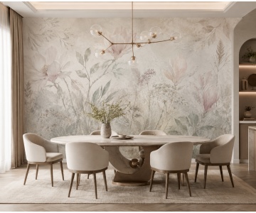 Fototapet Flori Magnolie Roz