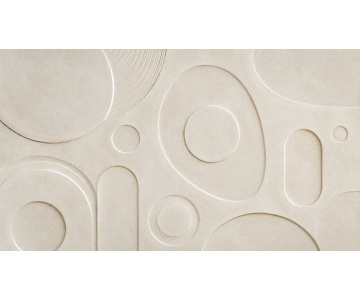 Fototapet Relief Geometric Bej 3D - Img 4