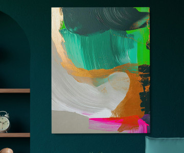 Tablou Canvas Abstract Oasis - Img 2