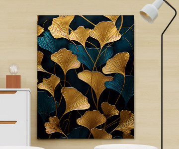 Tablou Canvas Elegance in Gold - Img 3