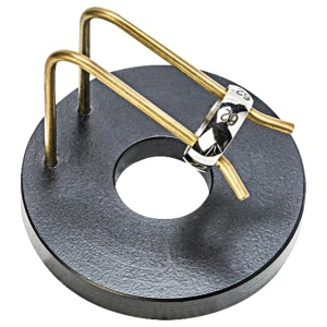 Solder Ring Stand with Adjustable Brass Prongs