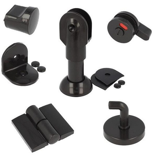 Accesorii si feronerie pentru cabine toaleta HPL Compact