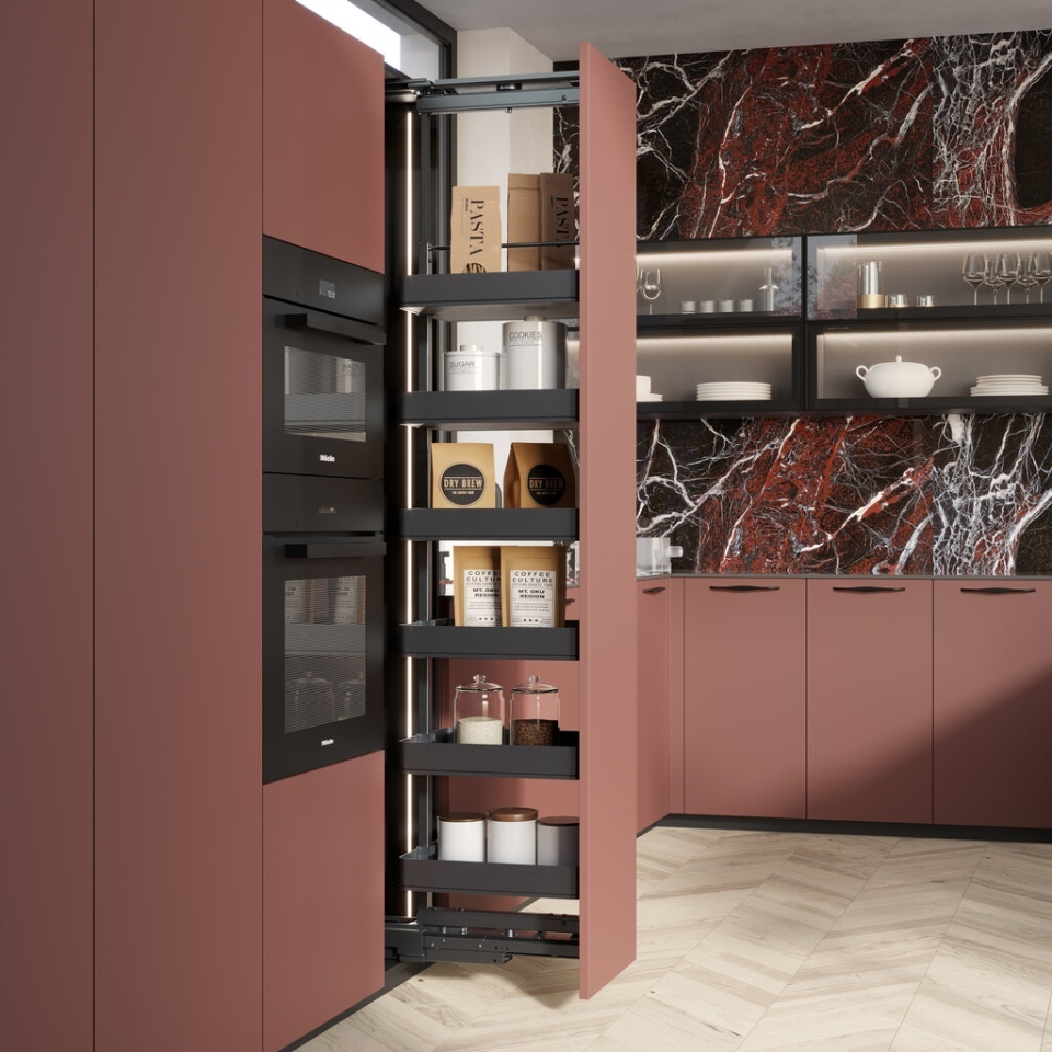Coloana extractibila Harmony 400mm gri antracit – solutie