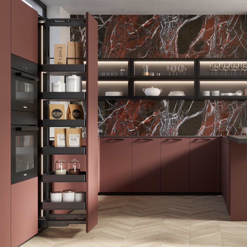Coloana extractibila Harmony 400mm gri antracit – solutie