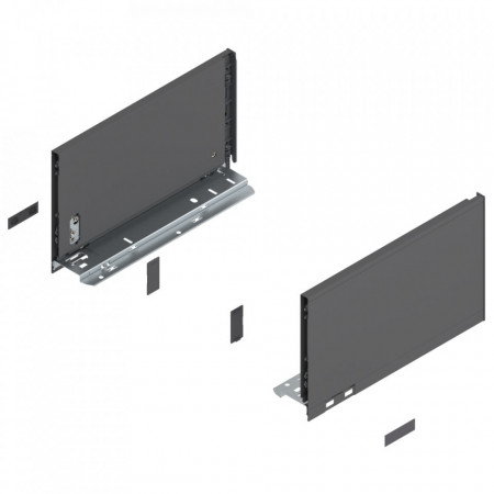 LEGRABOX pure - Laterala C sertar 650mm gri-orion 770C6502S set Blum
