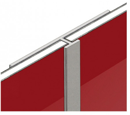 Alusplash profil aluminiu imbinare tip H 800mm 564.53.397 Hafele