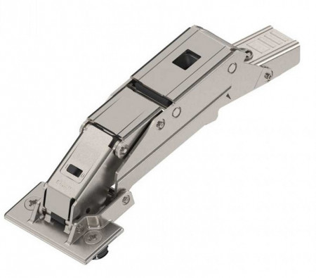 Balama CLIP TOP aplicata cu BLUMOTION 100° usi subtiri HPL/placi tip Corian 71B453T Blum