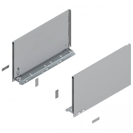 LEGRABOX pure - Laterala F sertar 650mm argintiu-polar 770F6502S set Blum