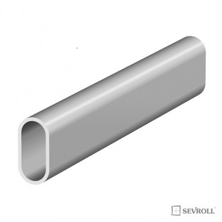 Bara haine ovala aluminiu 3m sistem modular dressing Linea Sevroll