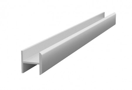 Profil intermediar bronz/ inox 3m sistem usi glisante Galex Practik 18mm