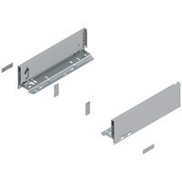 LEGRABOX pure - Laterala N sertar argintiu-polar mat, 770N, set, Blum