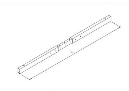 Traversa telescopica aluminiu sistem Hide