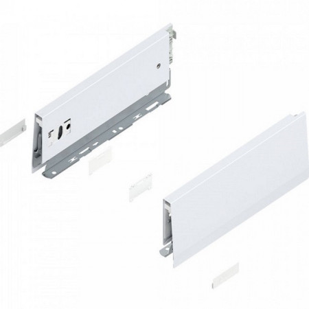 MERIVOBOX - Laterala M sertar 350mm alb-matase 470M3502S set Blum