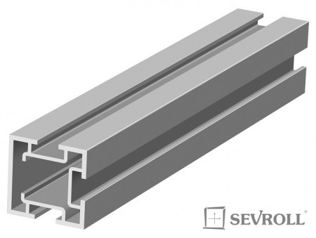 Profil vertical aluminiu 3m sistem modular dressing Linea Sevroll