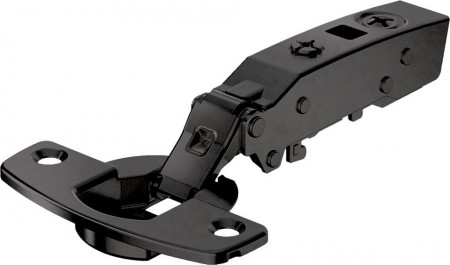 Balama SENSYS 110gr aplicata cu amortizare, usi subtiri si rame aluminiu, finisaj negru 9091761 Hettich