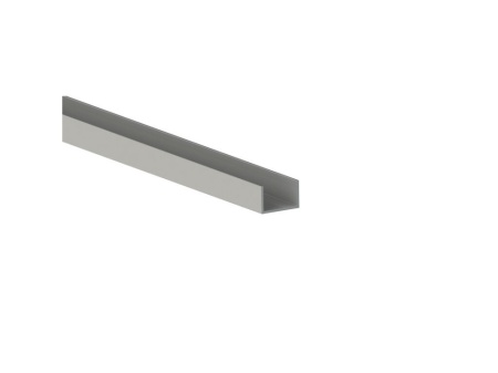 Profil orizontal aluminiu 2900mm sistem usi glisante GALEX OPTIM 18mm