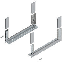 LEGRABOX free - Laterala C sertar argintiu-polar mat, 780C, set, Blum