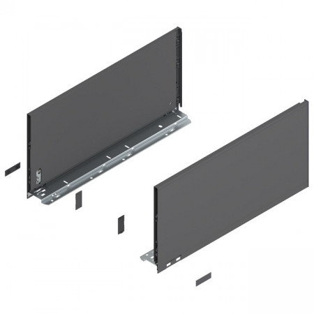 LEGRABOX pure - Laterala F sertar 650mm gri-orion 770F6502S set Blum