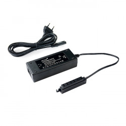Alimentator banda LED (12V DC), 72W, 6 iesiri, cablu 2m