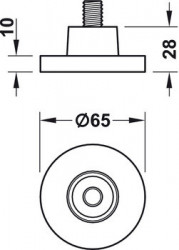 	Conector sustinere bara pe perete