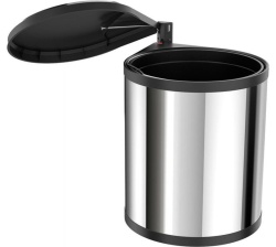 Cos gunoi pivotant Hailo inox 15L 502.12.041 Hafele