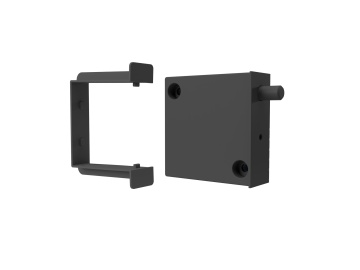 Intrerupator usa PushPower negru/alb Siro