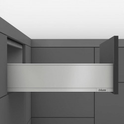 LEGRABOX pure - Laterala K sertar argintiu-polar mat, 770K, set, Blum