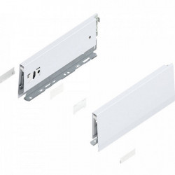 MERIVOBOX - Laterala M sertar 300mm alb-matase 470M3002S set Blum