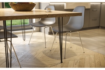 Picior masa ARTO H711, finisaj negru mat
