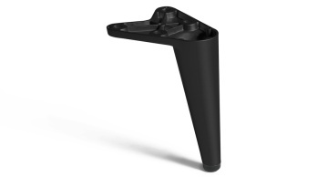 Picior mobila 220, H100mm si H200mm, finisaj negru mat