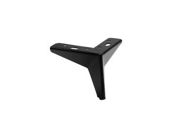 Picior mobila STAR H105, 125, 155mm finisaj negru mat