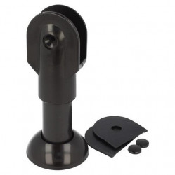 Picior plastic pentru cabina toaleta negru, accesorii si feronerie compartimentari HPL compact