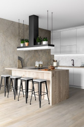 Placa Rocko Tiles R104 PT Rainforest Brown 2800x1230x4mm Kronospan
