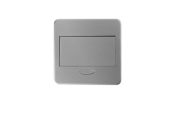 Priza incorporabila, AVARO 1xSchuko, 2 USB (A+C), gri aluminiu, AE-PB1SAVA-53 - Img 4