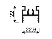 Profil orizontal superior usi glisante Maxim18 Sevroll