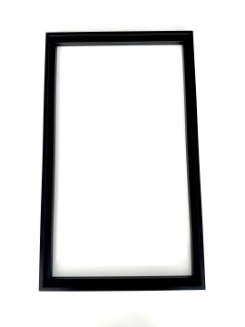 Rama aluminiu profil Z10, finisaj negru mat - Img 2