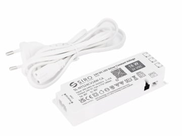 Transformator 24V, 18W, cablu 1.8m, 3 iesiri SL-NTS24CV18W-CA Siro LED