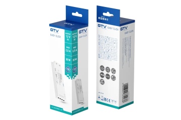 Transformator EasyClick 12V, 60W, 6 porturi MiniAmp GTV - Img 3