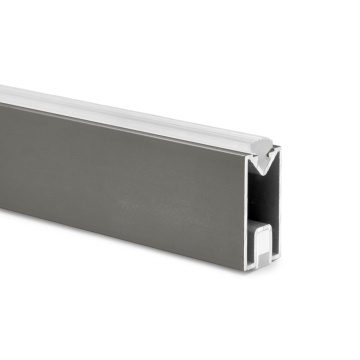Bara haine cu banda LED Neonlynx V 4.5x8mm lumina calda 2700K finisaj titan accesorii dressing Quartz - Img 3