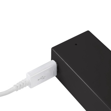 Bara haine cu lumina LED finisaj negru mat accesorii dressing Hack - Img 6
