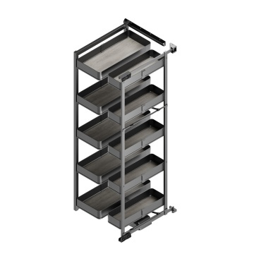 Coloana extractibila dubla Easy Handling corp 450mm si 600mm, gri antracit - Img 4