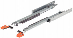 Glisiera MOVENTO 650mm cu extragere totala 60kg S TIP-ON/BLUMOTION 766H6500S Blum