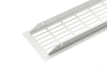 Grila ventilatie aluminiu 480x80mm, finisaj gri - Img 2