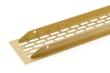 Grila ventilatie aluminiu 484x60mm, finisaj auriu - Img 2
