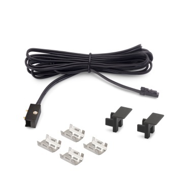 Kit de accesorii si cablu de alimentare pentru profil Diwo 24V/DC aluminiu si plastic negru