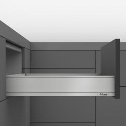 LEGRABOX Pure - Laterala M sertar 270mm argintiu polar 770M2702S set Blum