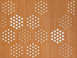 Panou perforat din HDF - LACCATO - CHIPS CHERRY